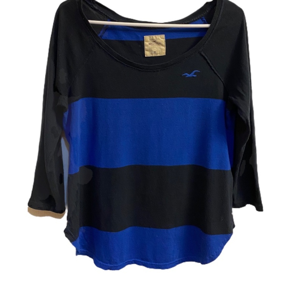 Hollister 3/4 Sleeve Striped Shirt